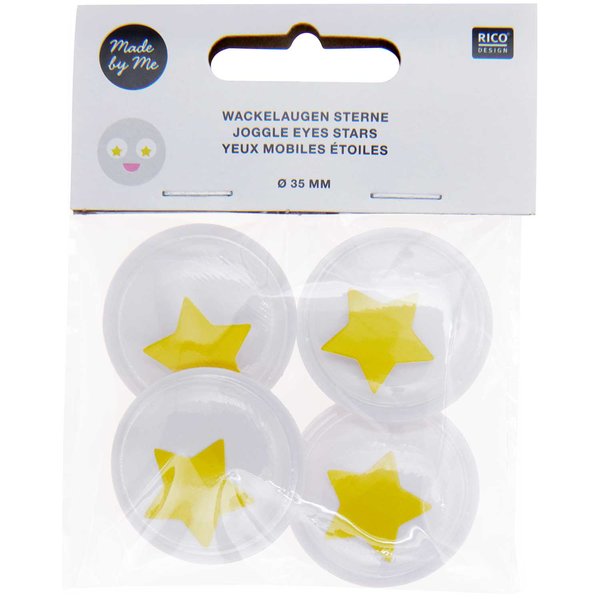 Wackelaugen Groß - Sterne